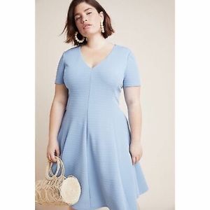 Hutch light blue anthropologie dress